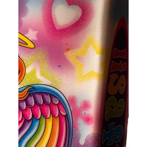 Lisa Frank Stationary Zipper Binder Angel Cat Rainbows Mini 5x8” Vtg 1990s READ - Picture 14 of 16
